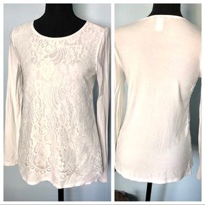 White House Black Market• Lace Top